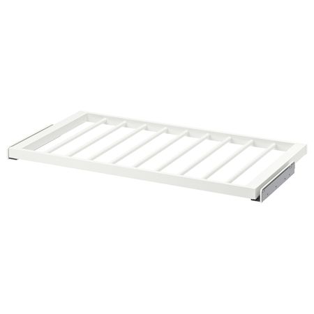 Выдвижная вешалка для брюк, белый 100x58 см IKEA KOMPLEMENT КОМПЛИМЕНТ 504.465.36