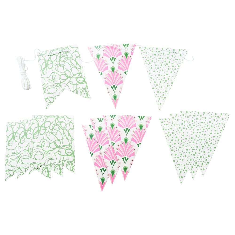 Украшение подвесное, флаг различные орнаменты/разные цвета 4.0 м IKEA INBJUDEN ИНБЬЮДЕН 804.914.00 - фото 1