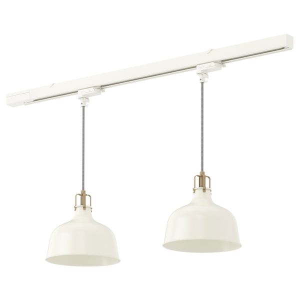 Секция с 2 подвесными светильниками СКЕНИНГЕ - схема-чертеж с размерами