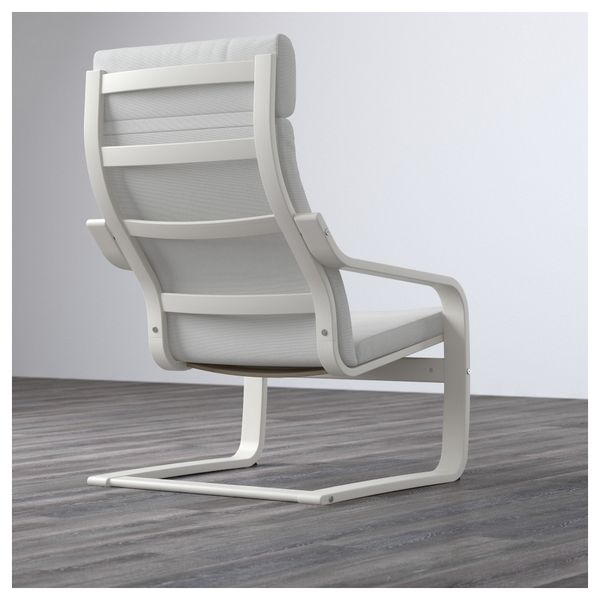 Кресло ПОЭНГ, белый, Финнста белый - фото 3