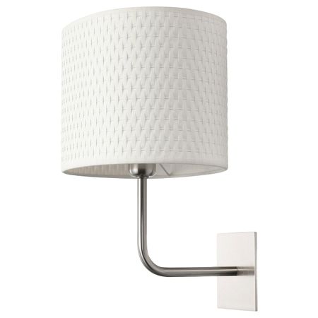 Бра, никелированный/белый IKEA ALÄNG АЛЭНГ 703.825.24