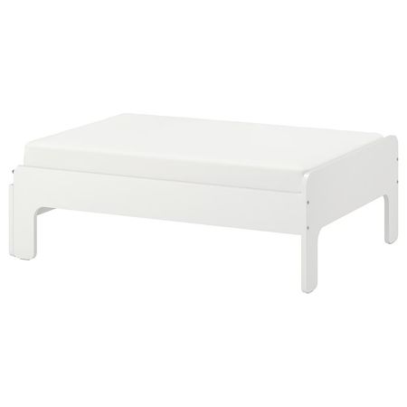 SLÄKT Раздвижная кровать - белый 80x200 см