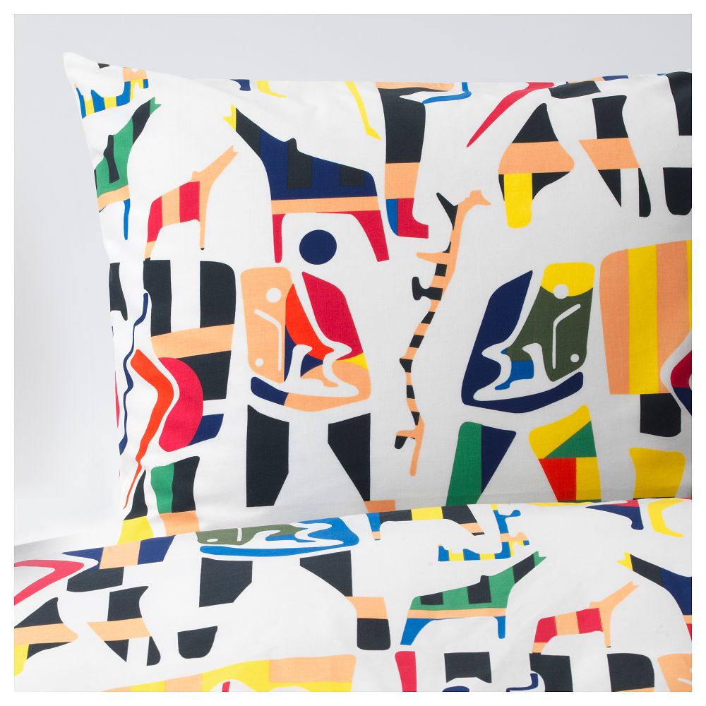 Пододеяльник и 2 наволочки ОВЕРАЛЛЬТ, разноцветный - фото 1