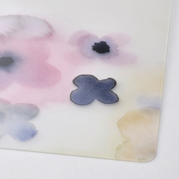 Салфетка под приборы, 40x30 см, с рисунком цветок, разноцветный IKEA SOMMARFLOX 205.494.37 - фото 3