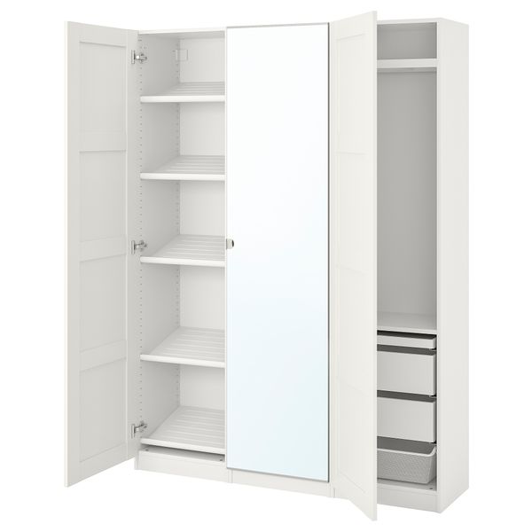 Гардероб, комбинация, 150x38x201 cm IKEA PAX ПАКС, BERGSBO БЕРГСБУ, VIKEDAL ВИКЕДАЛЬ 493.289.11 - фото 1