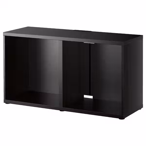 BESTÅ Тумба под ТВ - черно-коричневый 120x40x64 см - фото 1