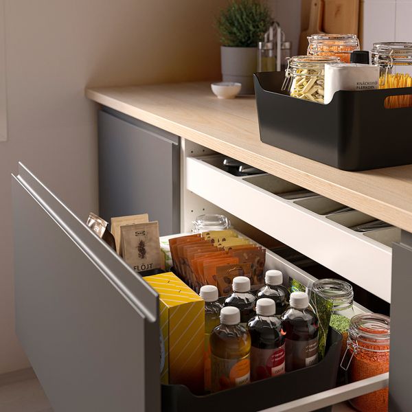 UPPDATERA Контейнер - антрацит 34x24 см - фото 4