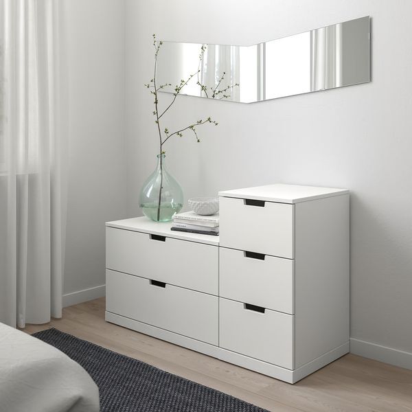 NORDLI Комод с 5 ящиками - белый 120x76 см - фото 2
