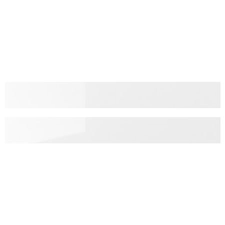 RINGHULT Фронтальная панель ящика - глянцевый белый 80x10 см