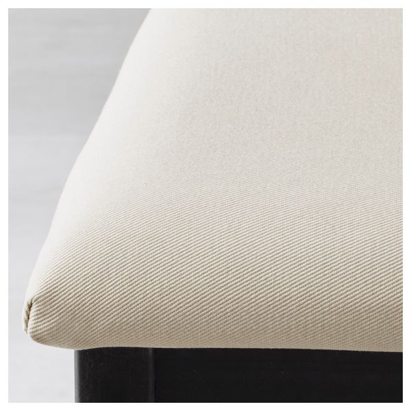 Стул ЛЕРХАМН, черно-коричневый, Виттарид бежевый - фото 5