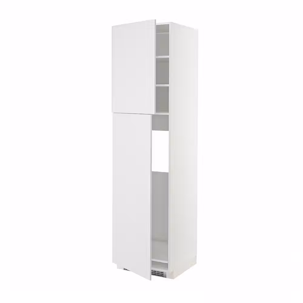 METOD Высокий шкаф д/холодильника/2дверцы - фото 1