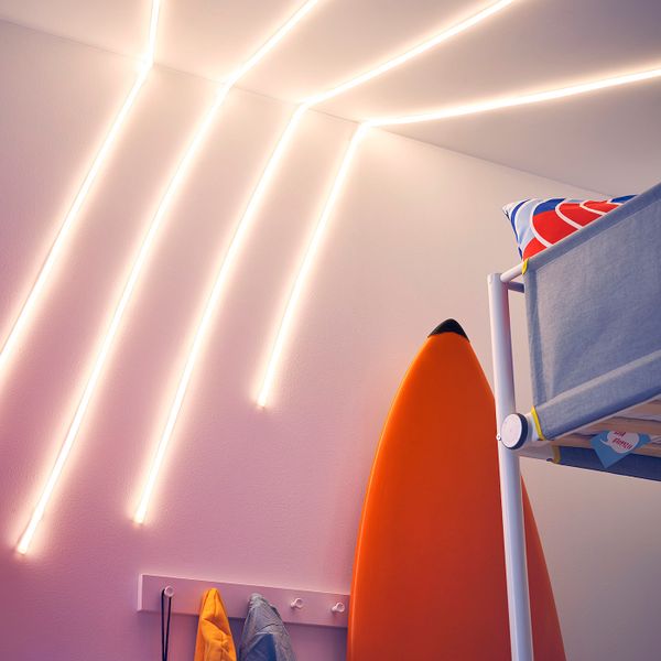 Светодиодная гибкая подсветка, регулируемая яркость 2 м IKEA MYRVARV МЮРВАРВ 804.871.96 - схема-чертеж с размерами