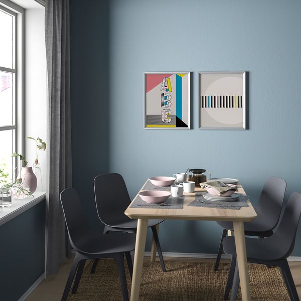 Постер, ABC, 40x50 см IKEA DRÖMBILD ДРЁМБИЛЬД 504.469.18 - схема-чертеж с размерами