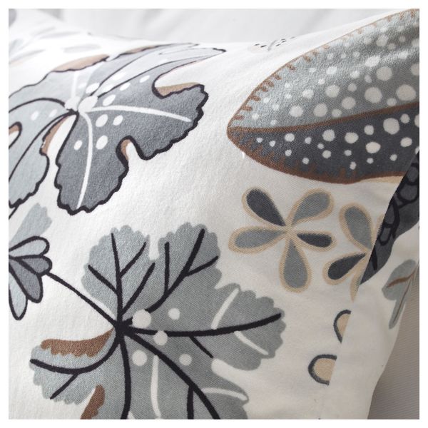 Подушка СЮССАН, белый, бежевый (50x50 см) - фото 2