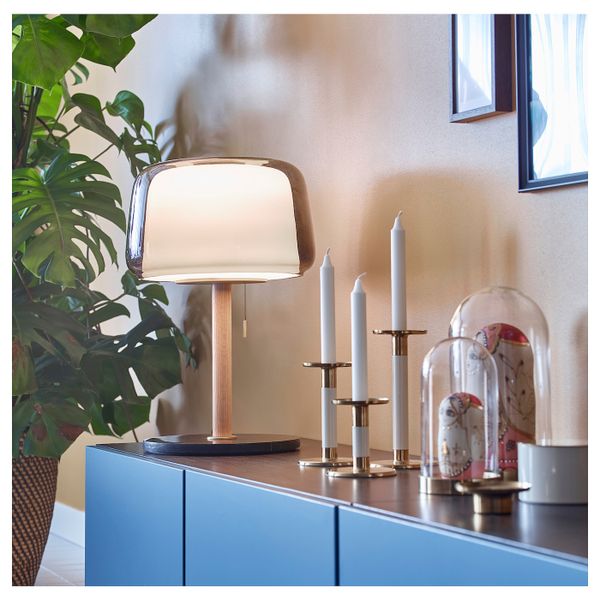 Набор подсвечников,3штуки, слоновая кость/золотой IKEA GLITTRIG ГЛИТРИГ 403.941.56 - схема-чертеж с размерами