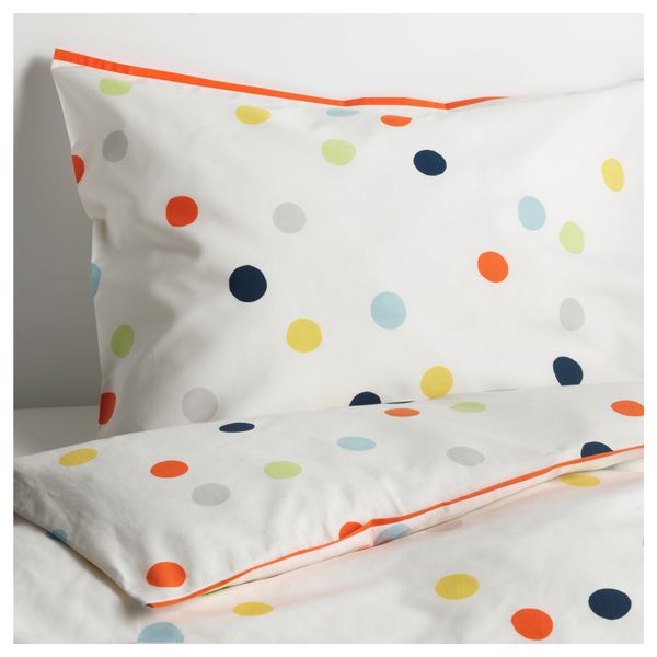 Пододеяльник и 1 наволочка ДРЁМЛАНД, разноцветный (150x200/50x70 см) - фото 1