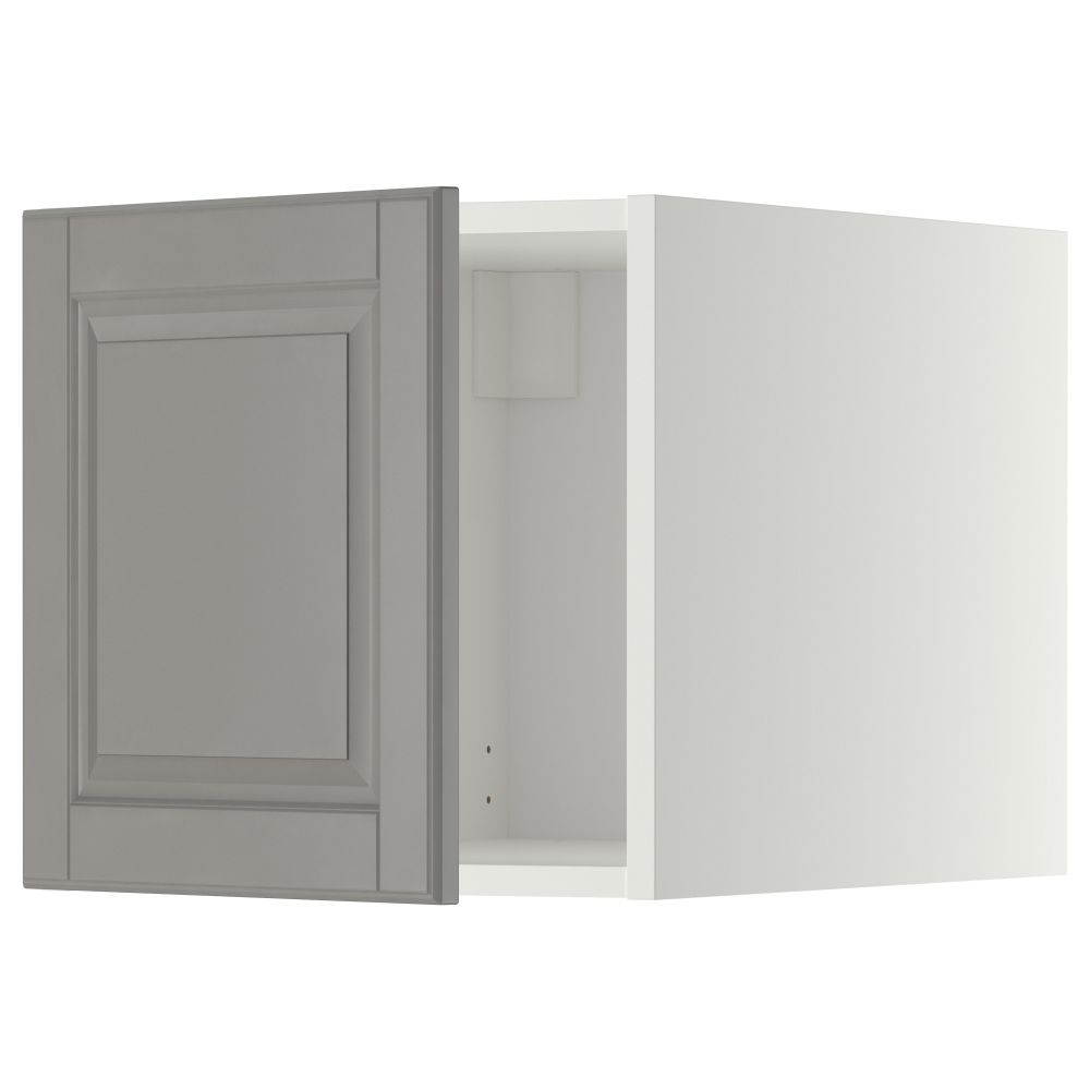 Верхний шкаф МЕТОД, белый, Будбин серый (40x40 см) - схема-чертеж с размерами