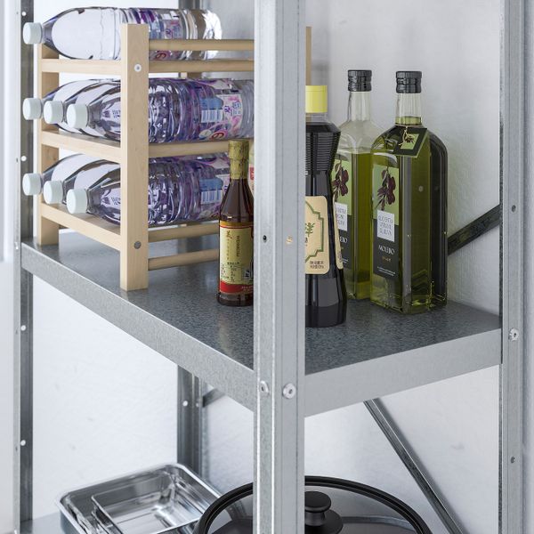 Стеллаж 75x155 см IKEA СТИГБЬЁРН 204.030.72 - схема-чертеж с размерами