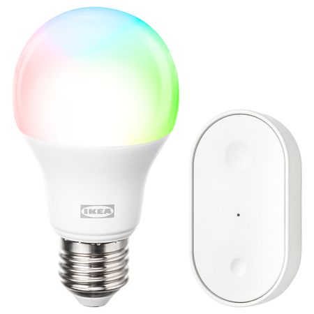 KAJPLATS КАЙПЛАТС Комплект для подключения - умный дом цветной и белый спектр E27