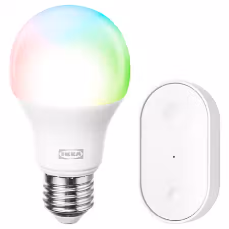 KAJPLATS КАЙПЛАТС Комплект для подключения - умный дом цветной и белый спектр E27