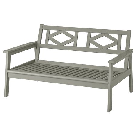 2-местный диван,садовый, серый 139x81x73 см IKEA BONDHOLMEN БОНДХОЛЬМЕН 204.206.65