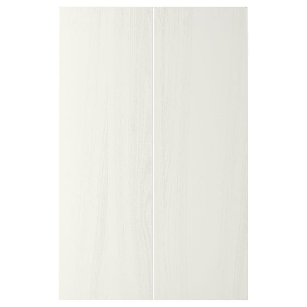 Дверца для напольного углового шкаф, 2 штуки РОСДАЛЬ, белый ясень (25x80 см) - схема-чертеж с размерами