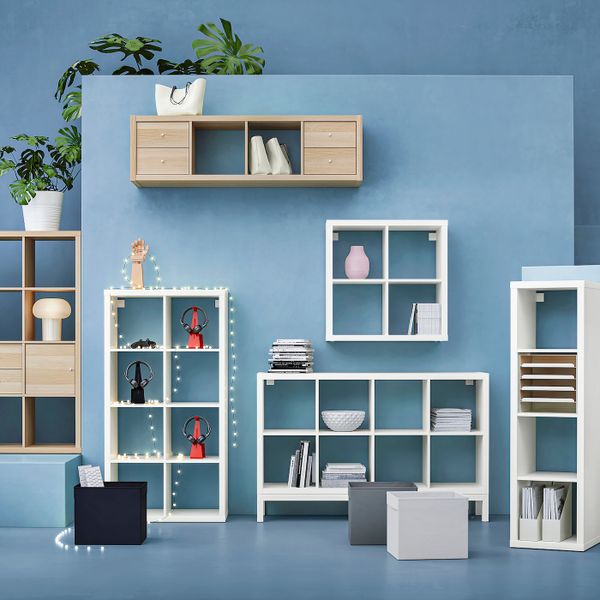 Стеллаж, белый 77x77 см IKEA KALLAX КАЛЛАКС 203.795.81 - фото 8