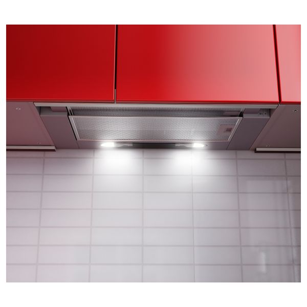 Настенная панель ФАСТБУ, двусторонний красный, под плитку белый (60x50 см) - схема-чертеж с размерами