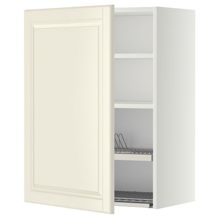 Шкаф навесной с сушкой МЕТОД, белый, Будбин белый с оттенком