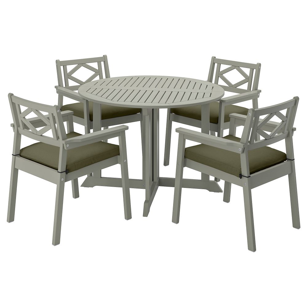 Стол + 4 кресла, для сада IKEA BONDSTOCKHOLM СТОКГОЛЬМMEN БОНДХОЛЬМЕН 294.130.19 - фото 1