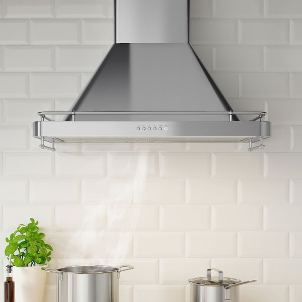 Колпак вытяжного шкафа стенного крепл, нержавеющая сталь IKEA FÖLJANDE ФОЛЬЙЭНДЕ 203.939.59 - фото 2