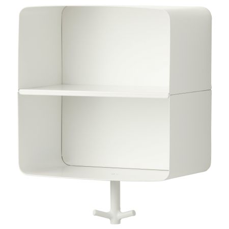 Навесная полка БРИККАН, белый (33x33 см)