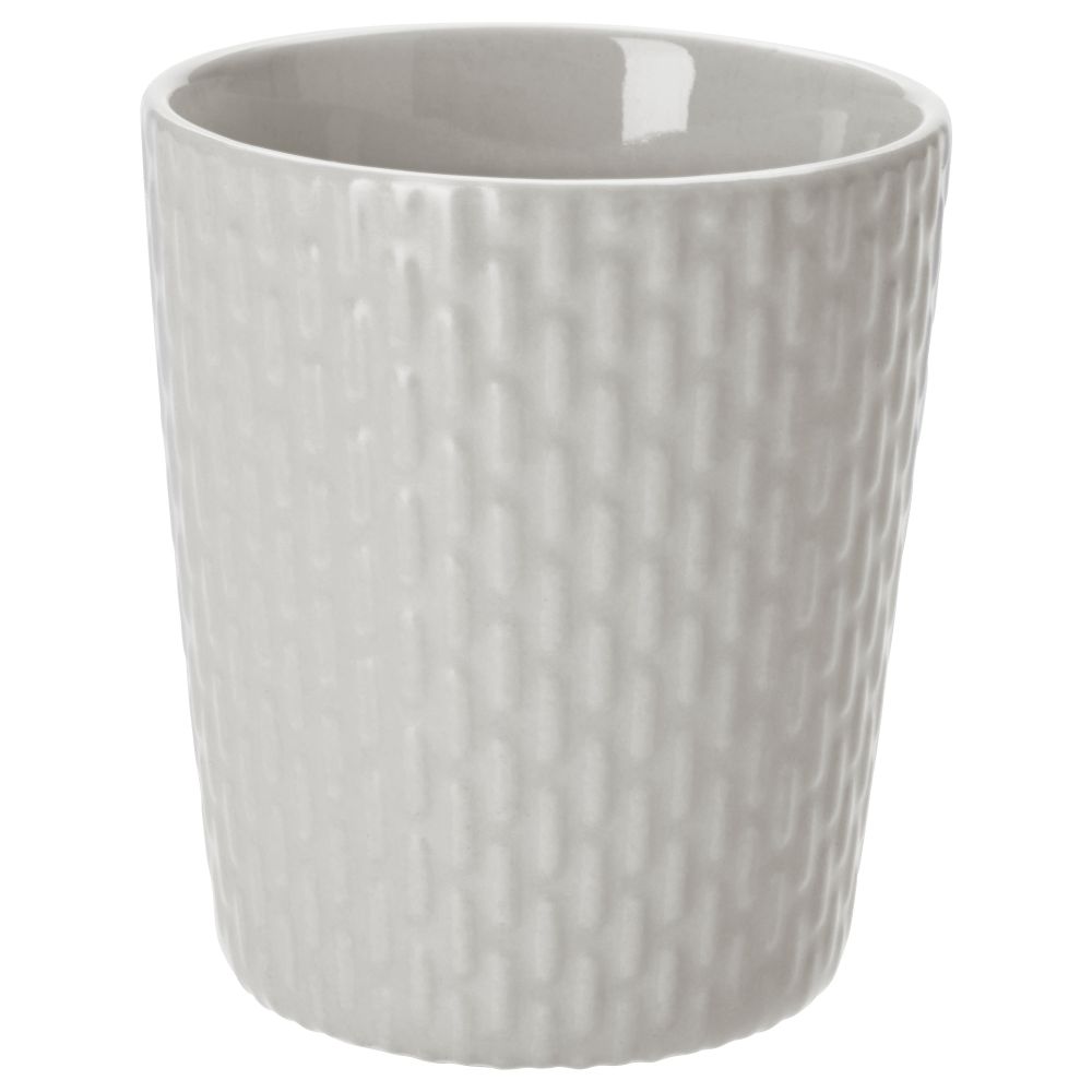 Стакан ВИНТЕР 2017, узор «строчка», светло-серый (23 сл) - фото 1