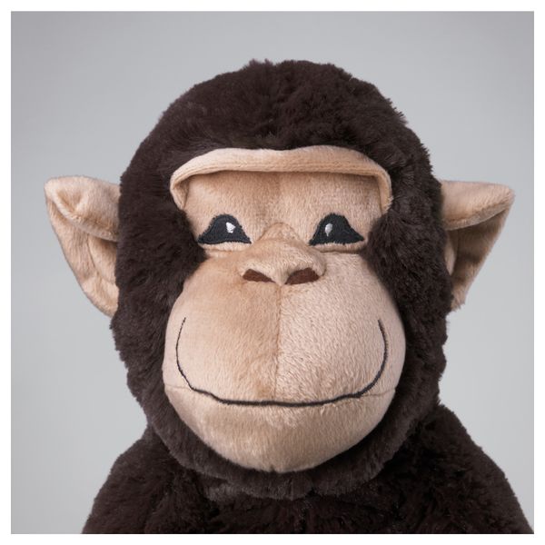 Мягкая игрушка ВРОЛАПА, обезьяна, коричневый - схема-чертеж с размерами