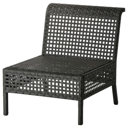 1-местная секция, садовая, черно-коричневый IKEA KUNGSHOLMEN КУНГСХОЛЬМЕН 603.761.23