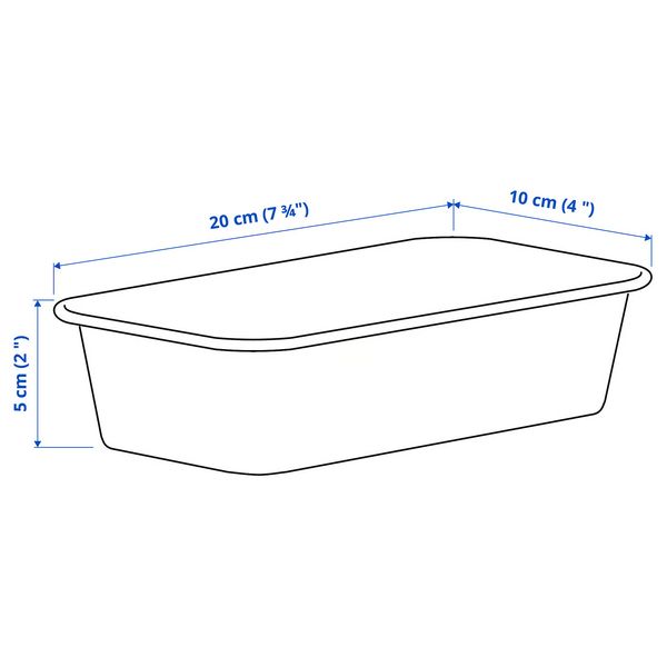 IKEA, дополнительный ракурс - схема-чертеж с размерами