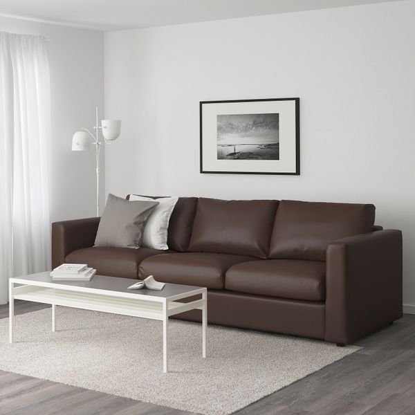 3-местный диван, Фарста темно-коричневый IKEA ВИМЛЕ 192.068.93 - фото 2