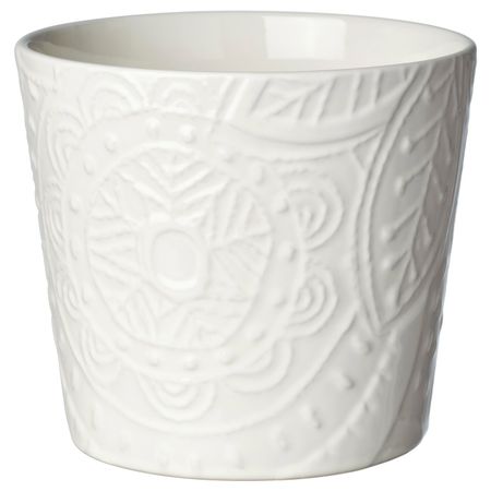 Кашпо, белый, 12 см IKEA ВИНТЕРФЕСТ 604.328.74
