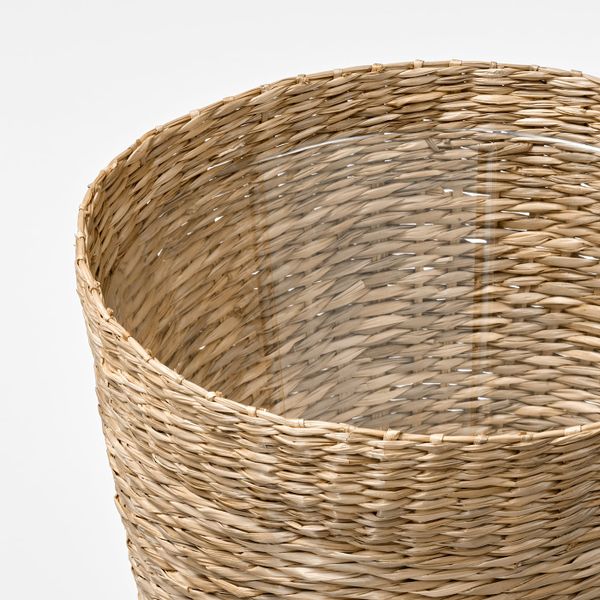 Кашпо, водоросли 24 см IKEA DJUNGELGURKA ДЬЮНГЕЛЬГУРКА 404.847.36 - схема-чертеж с размерами