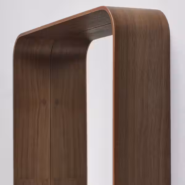 DVÄRGSYREN ДВЭРГСЮРЕН Зеркало - шпон грецкого ореха 28x37 см - фото 5