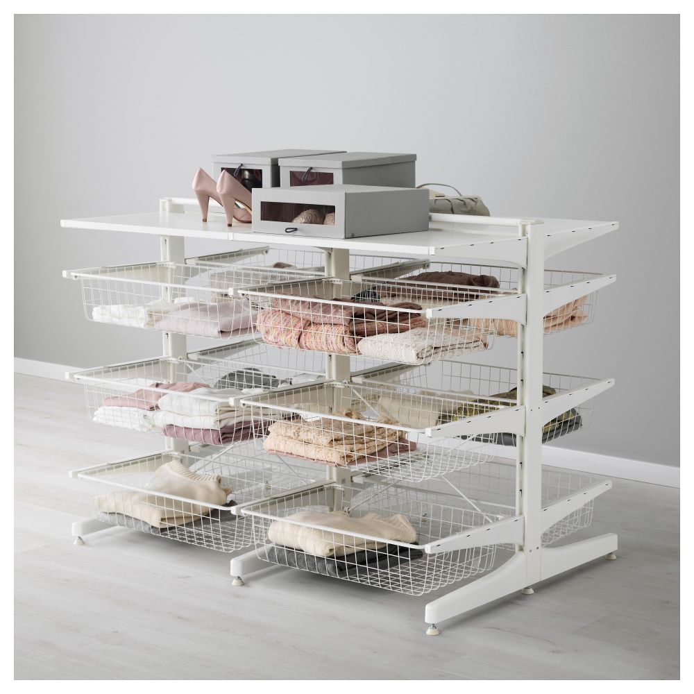 Модуль для хранения АЛЬГОТ, белый (127x83x96 см) - фото 1