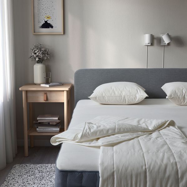 Одеяло прохладное, 200x200 см IKEA VÅRSTA ВОРСТАRR 904.578.63 - схема-чертеж с размерами