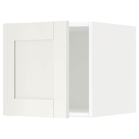 Верхний шкаф, белый/Сэведаль белый 40x40 см IKEA METOD МЕТОД 594.459.00