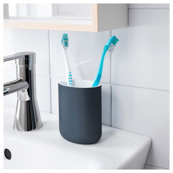 Держатель для зубных щеток ЭКОЛЬН, темно-серый - фото 2
