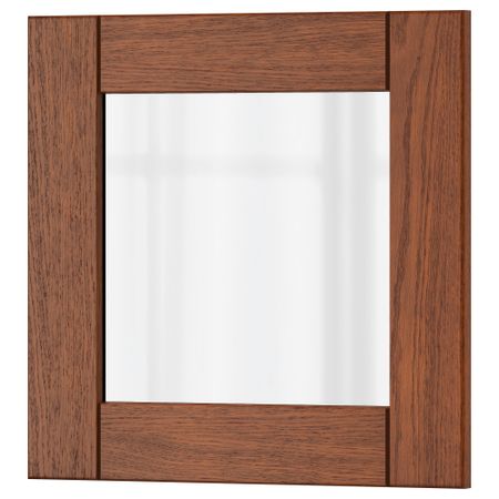 Стеклянная дверь ФИЛИПСТАД, коричневый