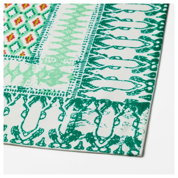 Скатерть СОММАР 2017, зеленый, розовый (145x240 см) - схема-чертеж с размерами