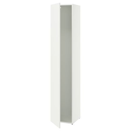 LASTARE Каркас с дверью - белый 40x42x200 см
