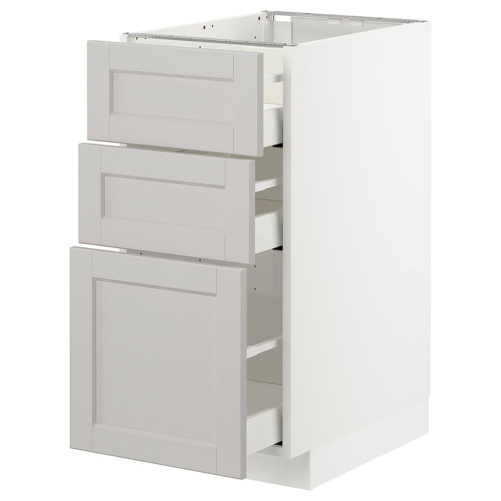 IKEA, вид спереди - схема-чертеж с размерами