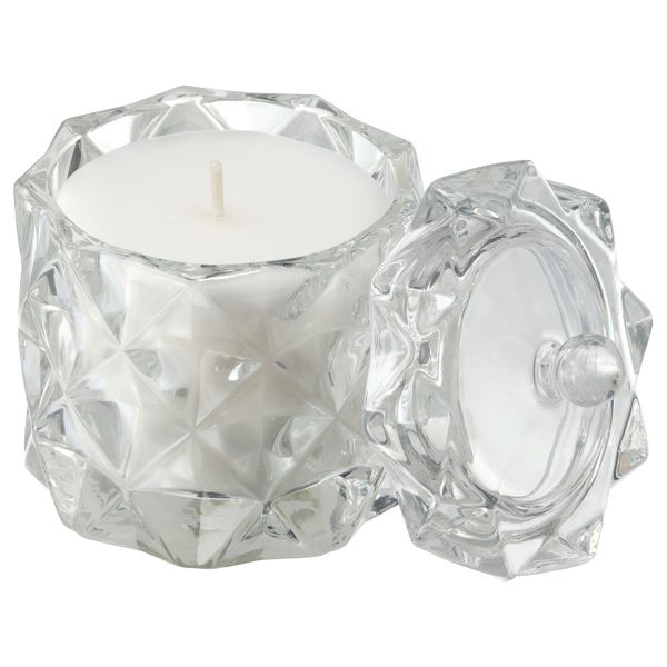 Ароматическая свеча в стакане, Сладкая ваниль, 10 см IKEA ВИНТЕРФЕСТ 604.321.00 - фото 1