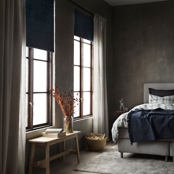 Затемняющие сотовидные жалюзи, синий, 60x155 см IKEA HOPPVALS ХОППВАЛС 504.510.28 - фото 8